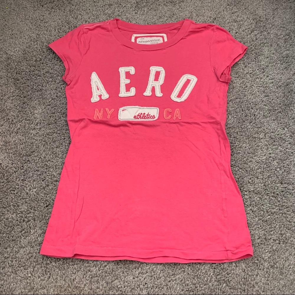 Y2K pink Aeropostale tee